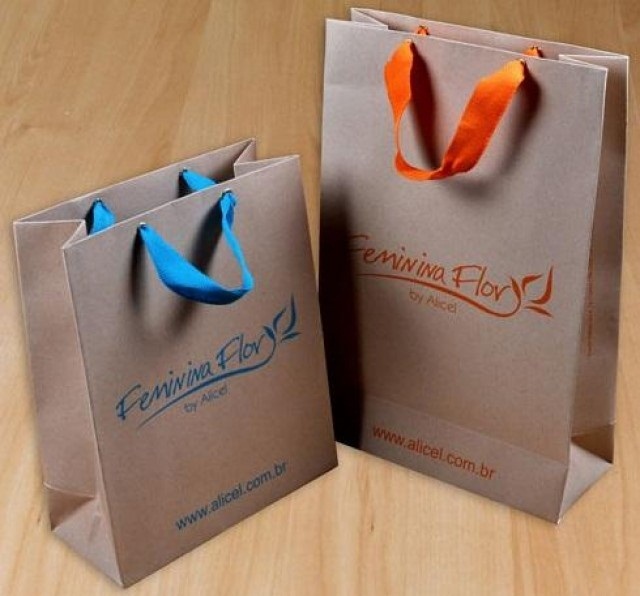 sacolas personalizadas papel