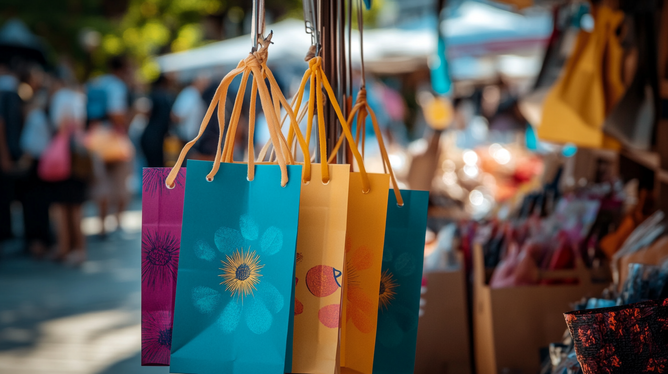 Sacolas de Papel Personalizadas Atacado: Praticidade e Estilo