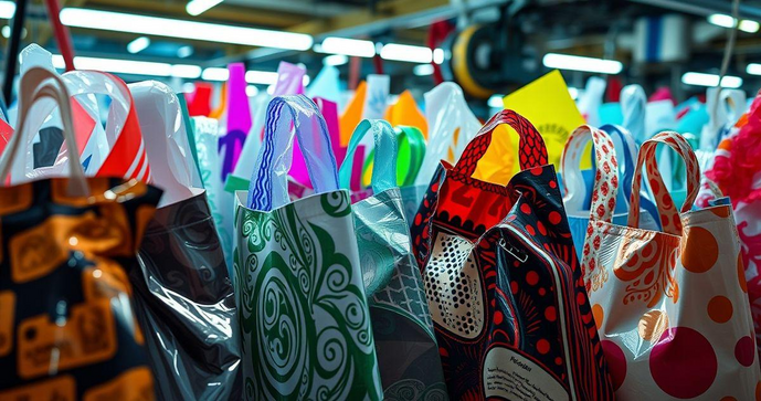 Fábrica de sacolas plásticas personalizadas para impulsionar sua marca