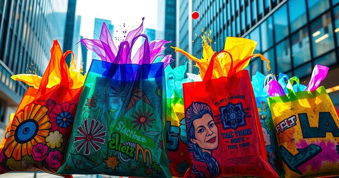 Como os sacos de plástico personalizados revolucionam o marketing das marcas
