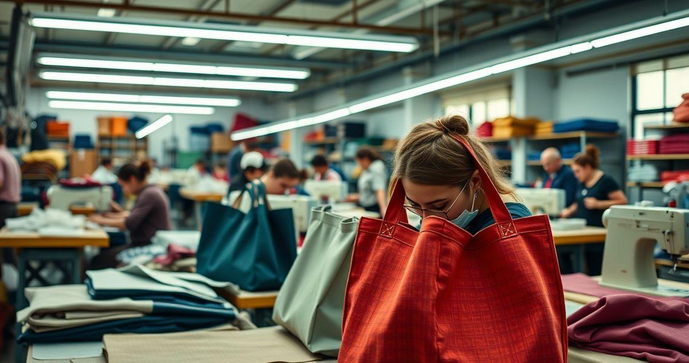 Fábrica de sacolas personalizadas transforma sua marca com estilo e praticidade
