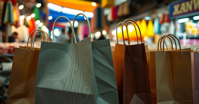 Sacolas de papel personalizadas que destacam sua marca