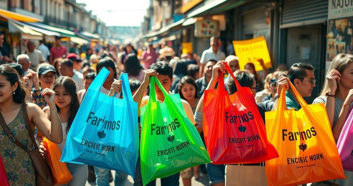 Sacos de plástico personalizados como estratégia de marketing eficaz
